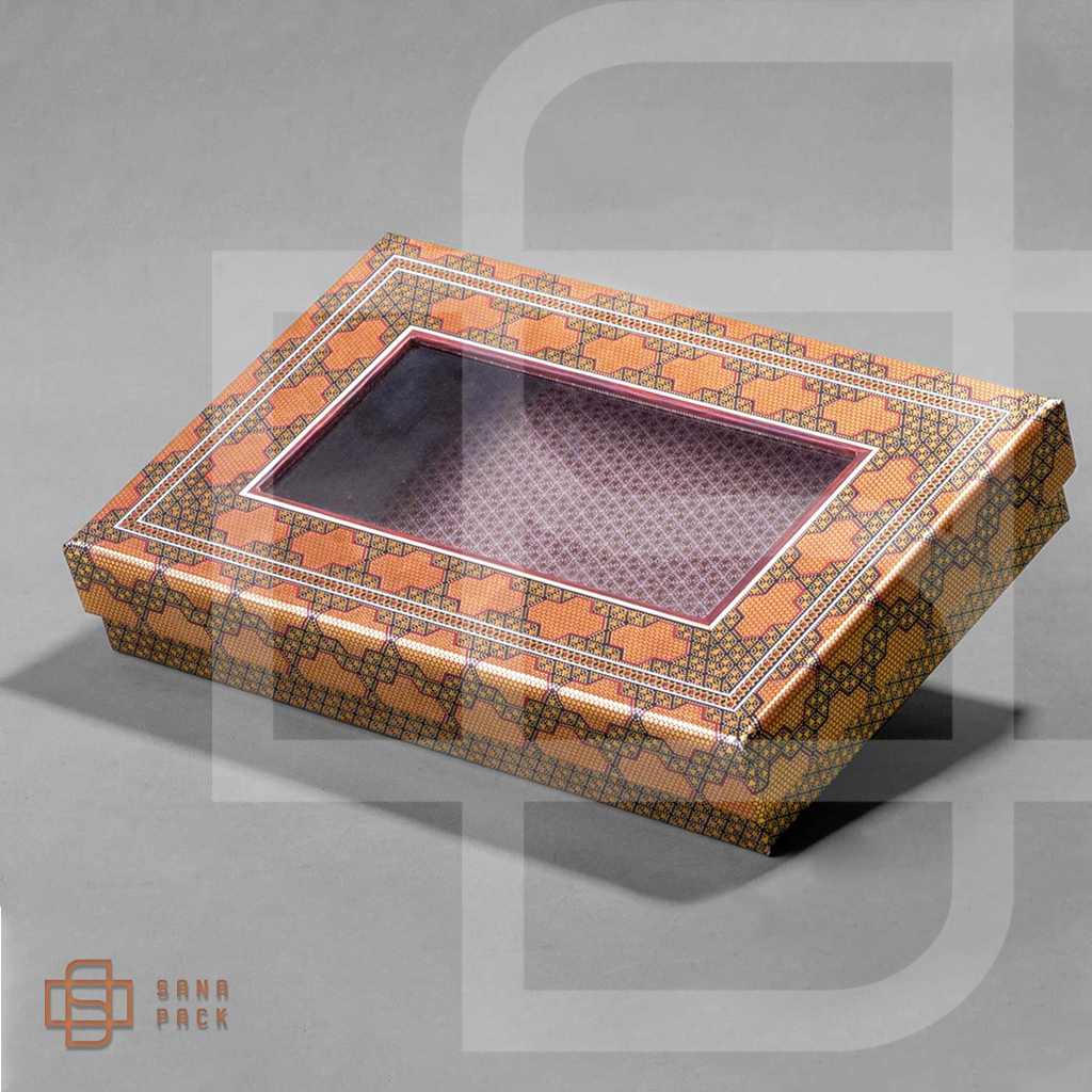 جعبه هدیه خاتم کوچک پنجره دار_هاردباکس