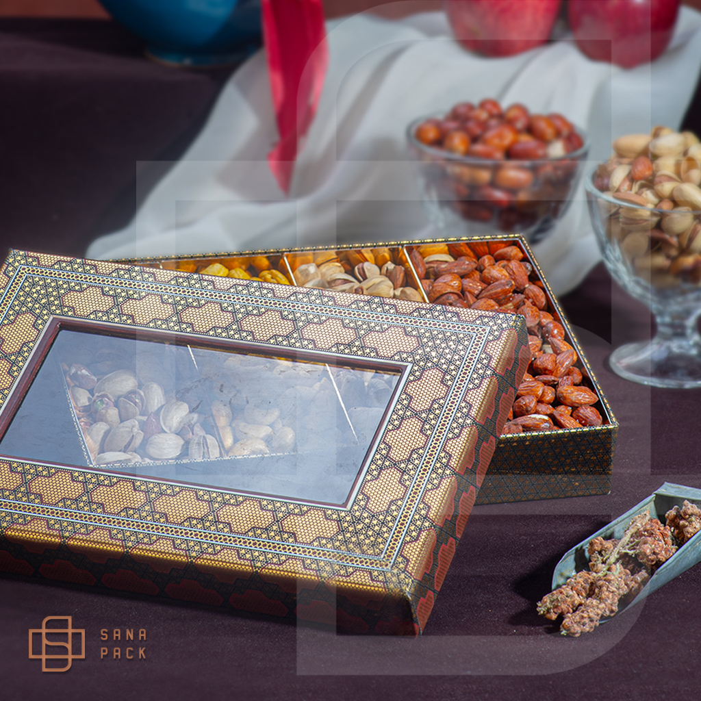 جعبه هدیه خاتم کوچک پنجره دار_هاردباکس - تصویر 3