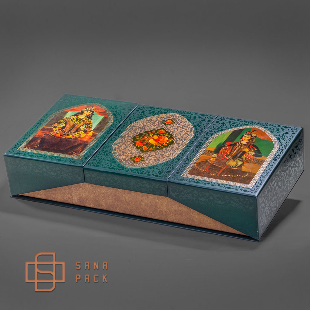 جعبه هدیه سه گاه - هارد باکس هدیه تبلیغاتی و سازمانی