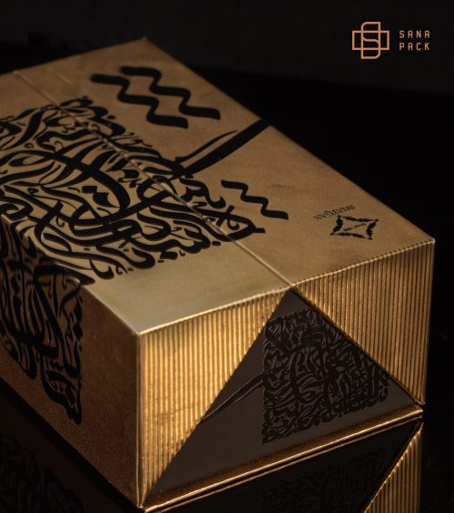 طراحی و تولید بسته بندی زعفران صادراتی شایگان با چاپ متالایز مخصوص بازار دبی و امارات