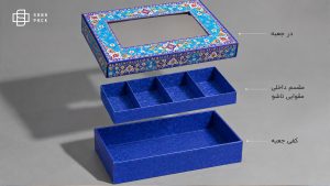 هاردباکس صادراتی با مقسم مقوایی تاشو و طراحی داخلی کمحجم برای حمل و انبارداری بهینه
